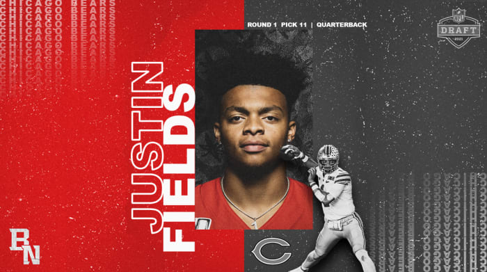 Justin Fields NFL Draft Card